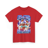 Jesus Has Rizz T-Shirt - Red