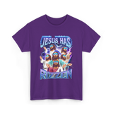 Jesus Has Rizz T-Shirt - Purple