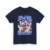 Jesus Has Rizz T-Shirt - Navy