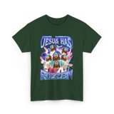 Jesus Has Rizz T-Shirt - Forest Green