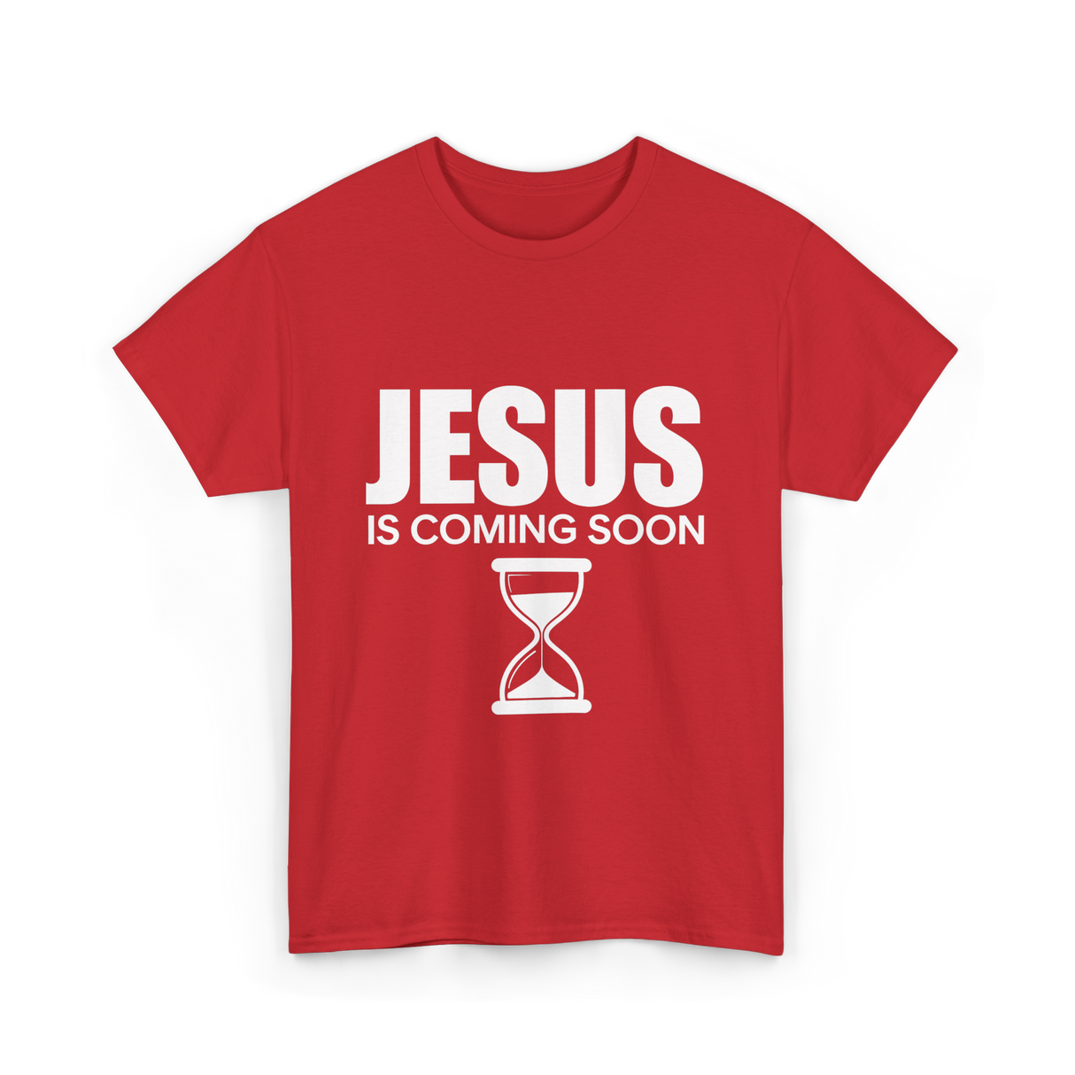 Jesus Is Coming Soon Countdown T-Shirt - Red