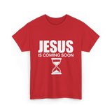 Jesus Is Coming Soon Countdown T-Shirt - Red