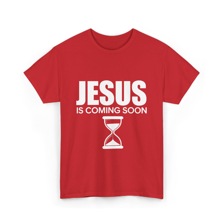 Jesus Is Coming Soon Countdown T-Shirt - Red