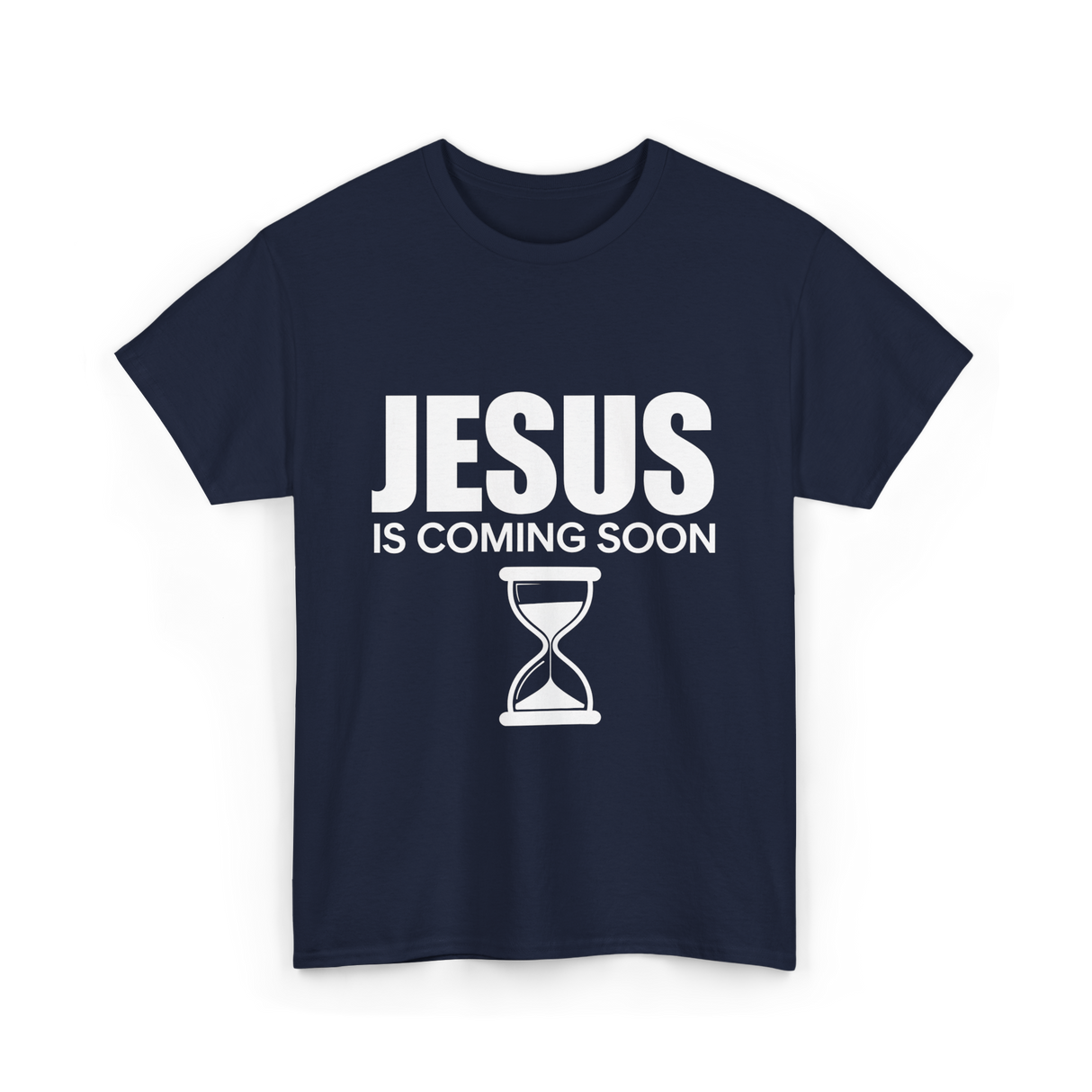 Jesus Is Coming Soon Countdown T-Shirt - Navy