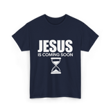 Jesus Is Coming Soon Countdown T-Shirt - Navy