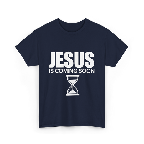 Jesus Is Coming Soon Countdown T-Shirt - Navy