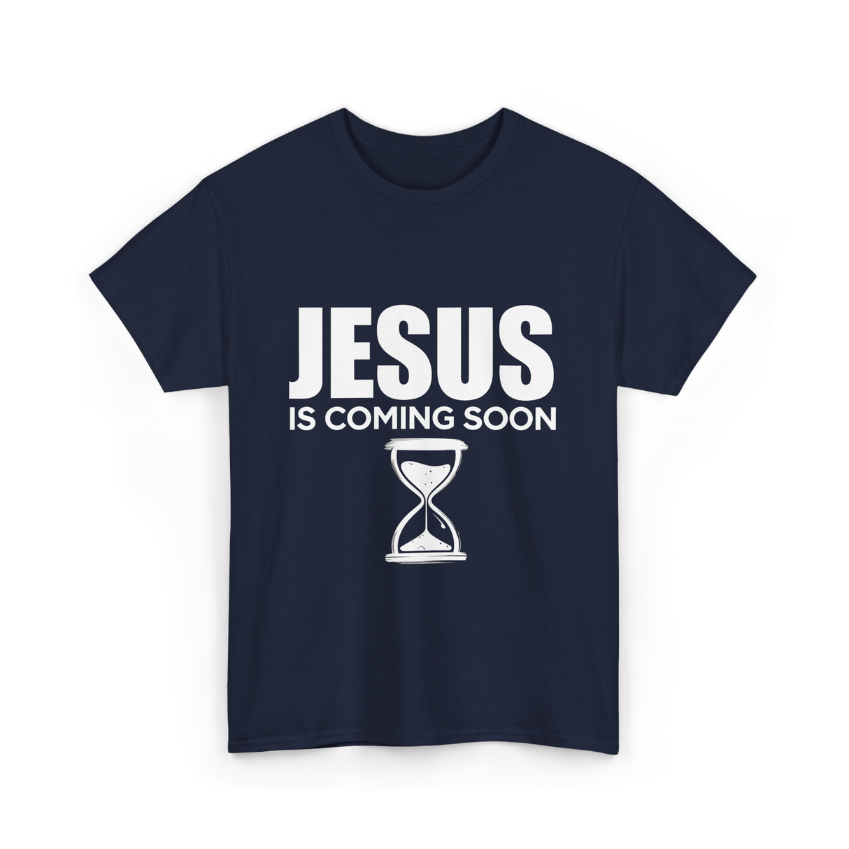 Jesus Is Coming Soon Faith T-Shirt - Navy