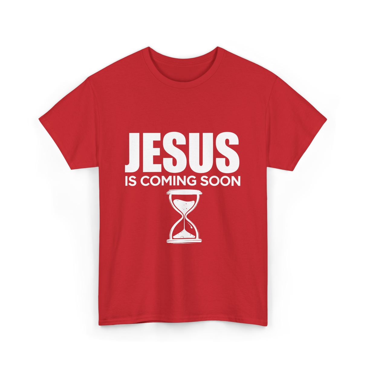 Jesus Is Coming Soon Faith T-Shirt - Red