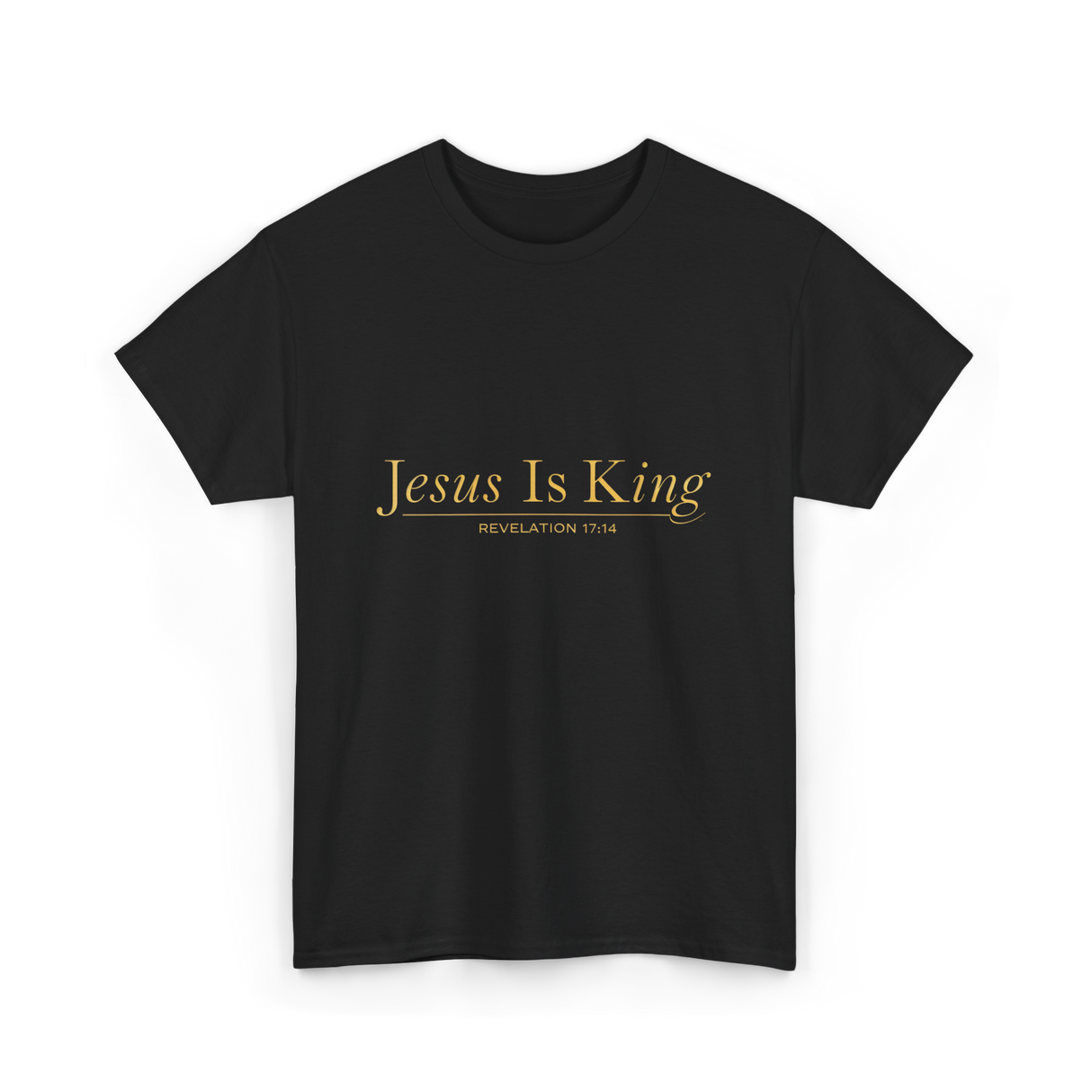 Jesus Is King Revelation T-Shirt - Black