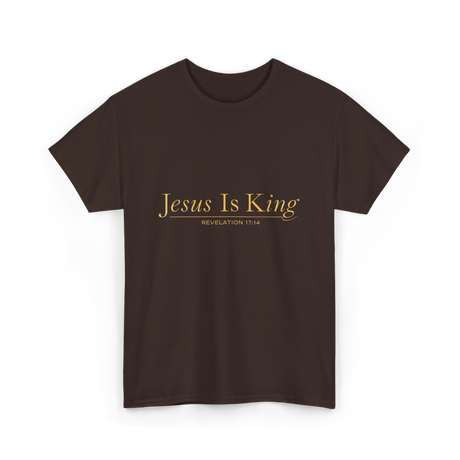 Jesus Is King Revelation T-Shirt - Dark Chocolate