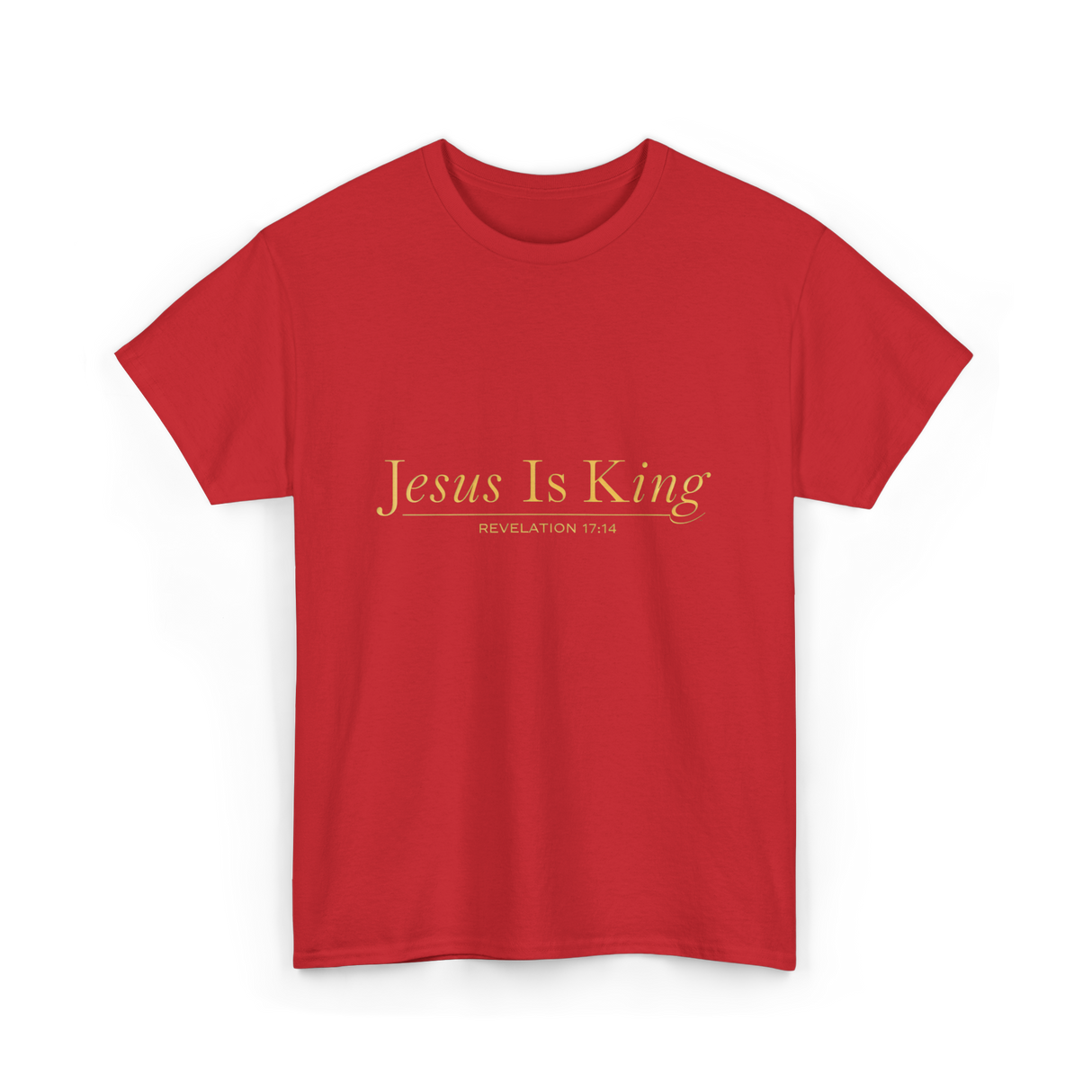 Jesus Is King Revelation T-Shirt - Red