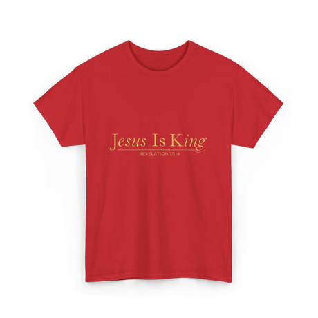 Jesus Is King Revelation T-Shirt - Red