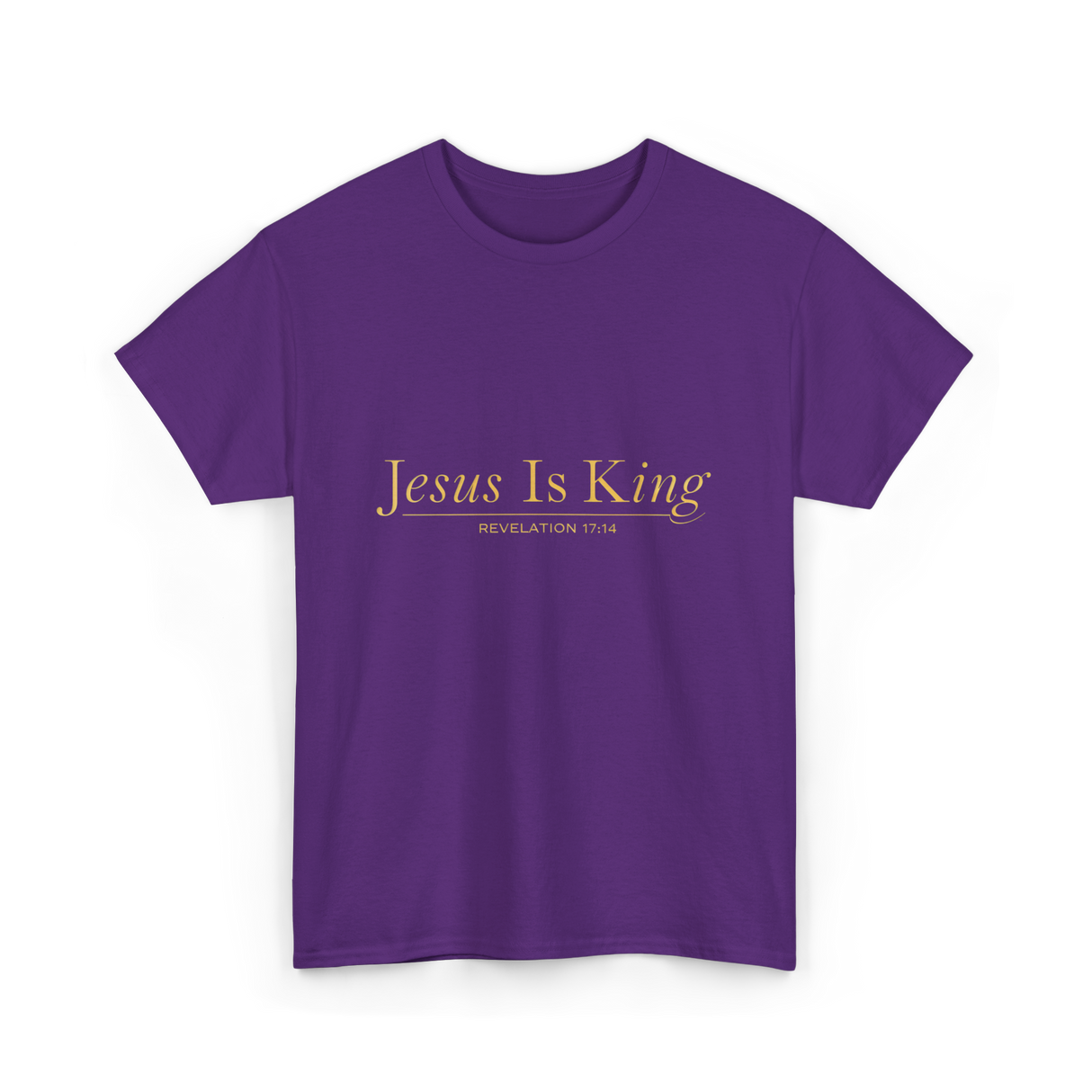 Jesus Is King Revelation T-Shirt - Purple