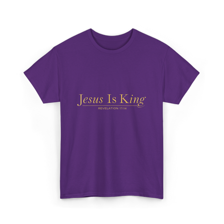 Jesus Is King Revelation T-Shirt - Purple