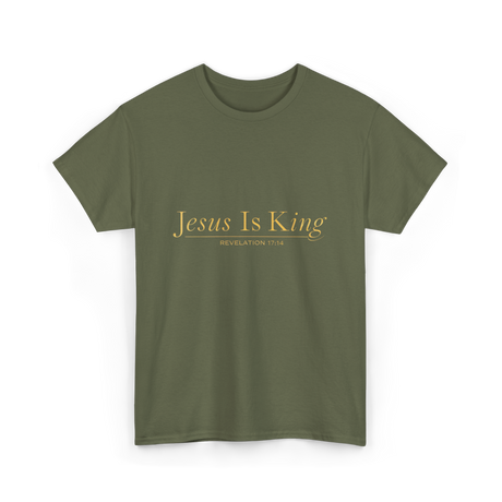 Jesus Is King Revelation T-Shirt - Military Green