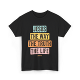 Jesus The Way Faith T-Shirt - Black