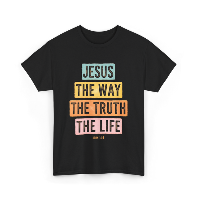 Jesus The Way Faith T-Shirt - Black