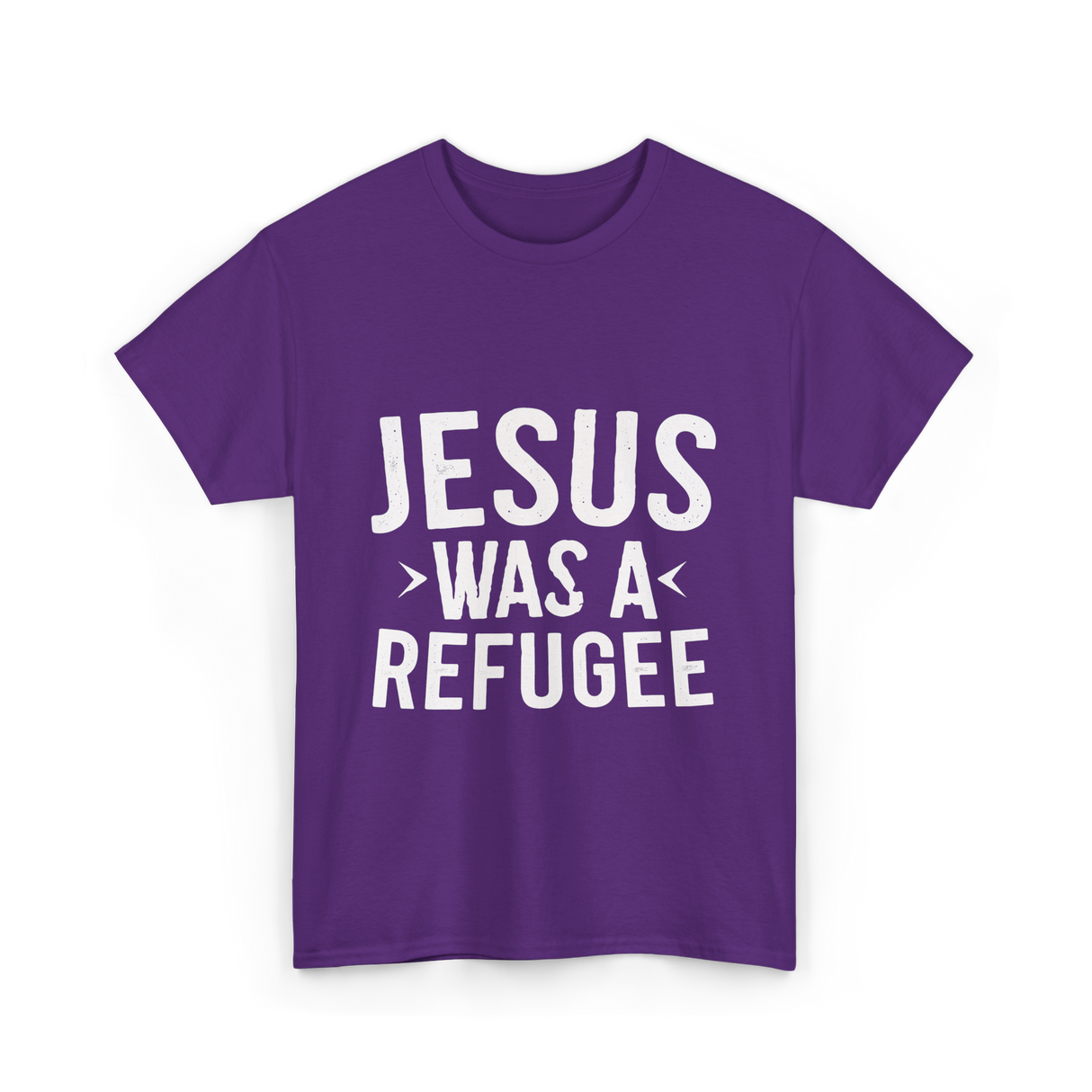 Jesus Was A Refugee T-Shirt - Purple