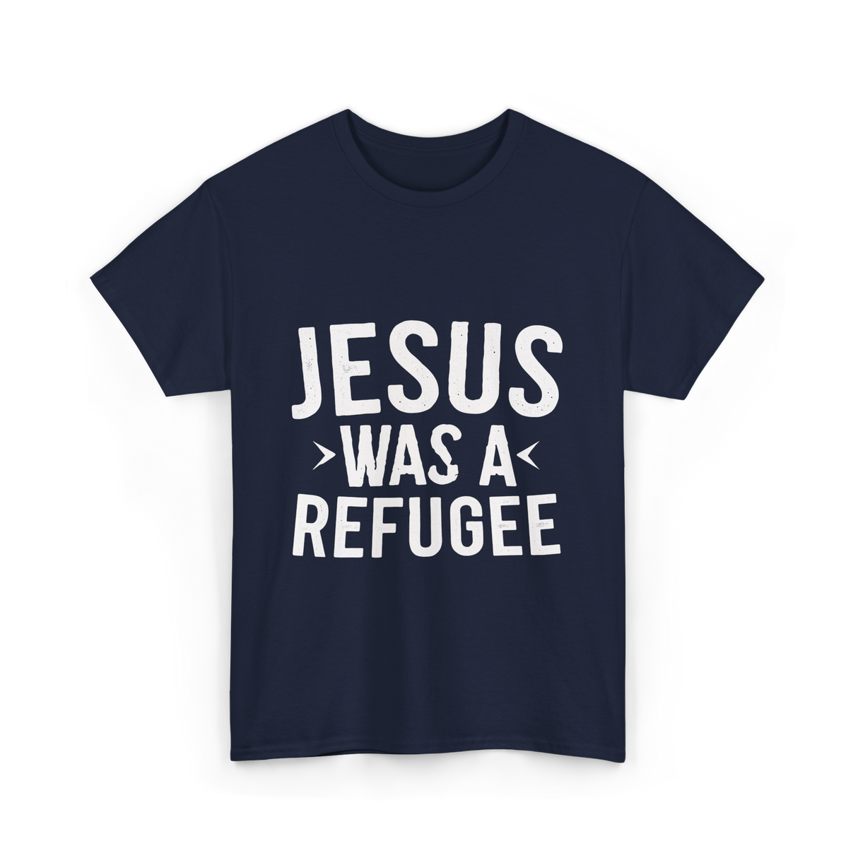 Jesus Was A Refugee T-Shirt - Navy