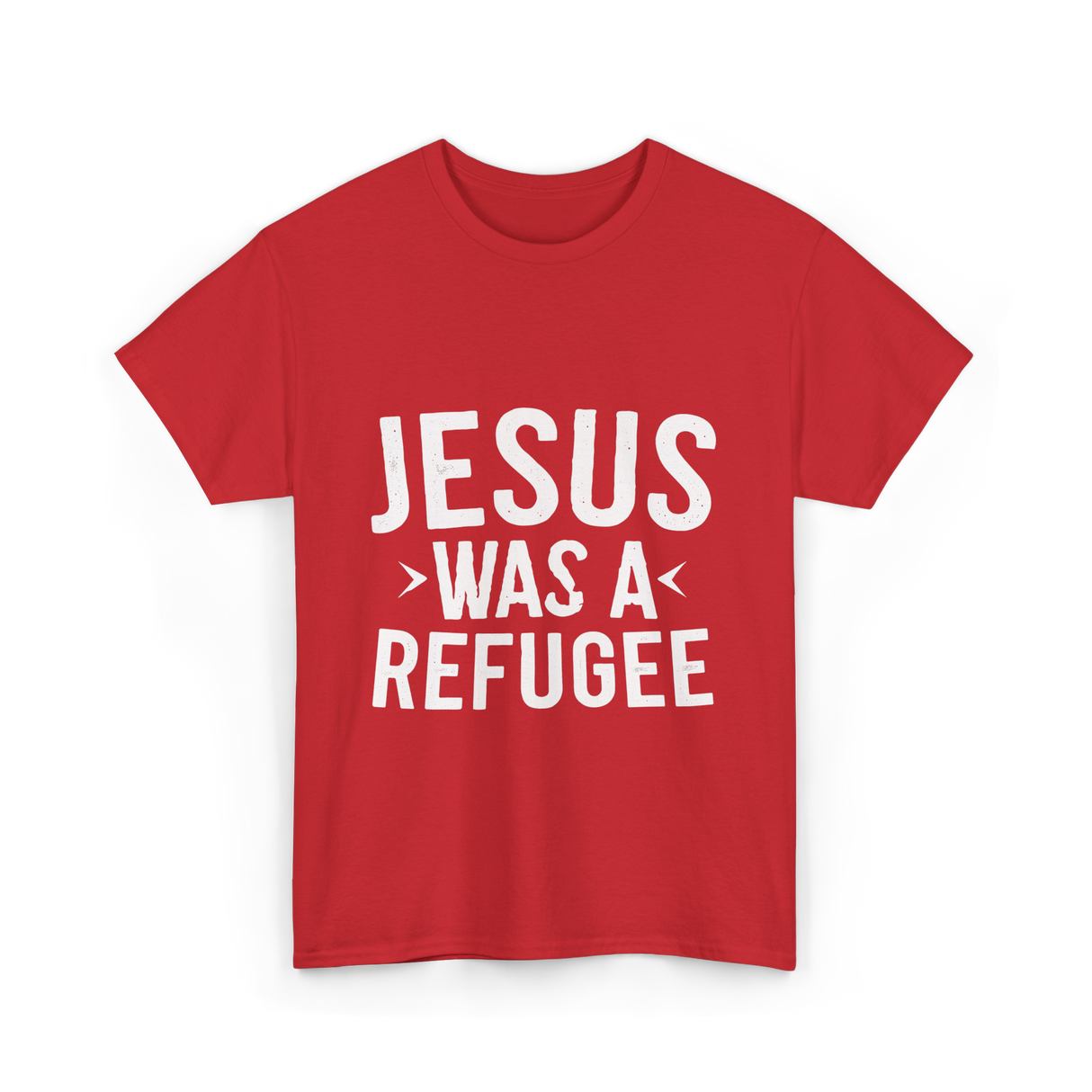 Jesus Was A Refugee T-Shirt - Red