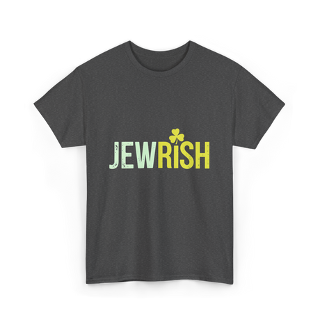 Jewrish Shamrock St Patrick's Day T-Shirt - Dark Heather