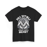 Jiu Jitsu Train Like A Beast T-Shirt - Black