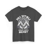 Jiu Jitsu Train Like A Beast T-Shirt - Dark Heather