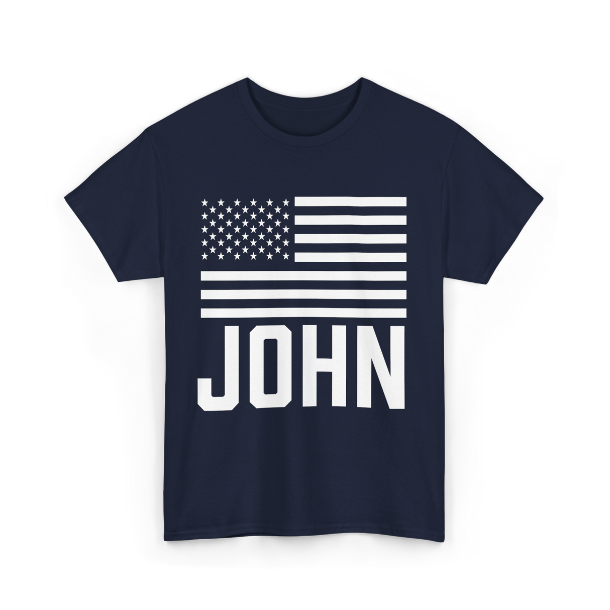 John Personalized Birthday Celebration T-Shirt - Navy