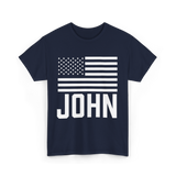 John Personalized Birthday Celebration T-Shirt - Navy