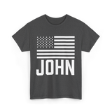 John Personalized Birthday Celebration T-Shirt - Dark Heather