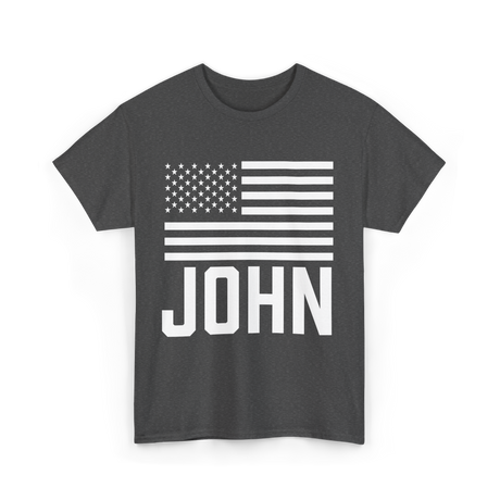 John Personalized Birthday Celebration T-Shirt - Dark Heather