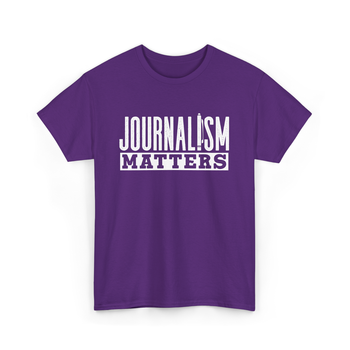 Journalism Matters Journalist Media T-Shirt - Purple