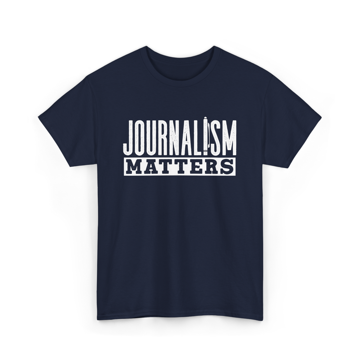 Journalism Matters Journalist Media T-Shirt - Navy