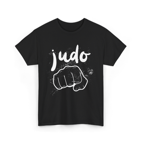 Judo Fighter Martial Arts T-Shirt - Black