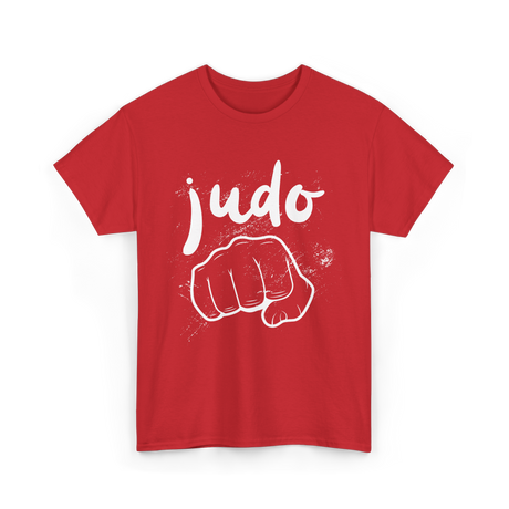 Judo Fighter Martial Arts T-Shirt - Red