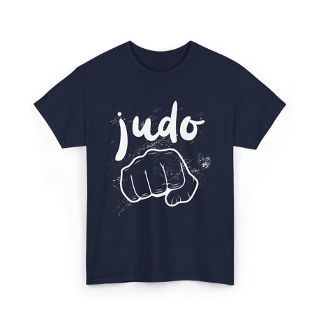 Judo Fighter Martial Arts T-Shirt - Navy