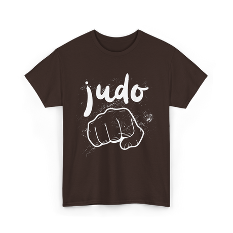 Judo Fighter Martial Arts T-Shirt - Dark Chocolate