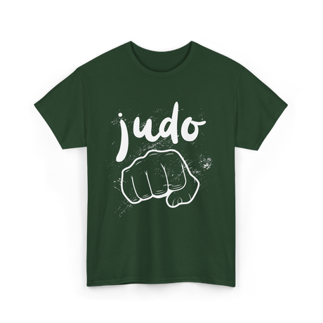 Judo Fighter Martial Arts T-Shirt - Forest Green