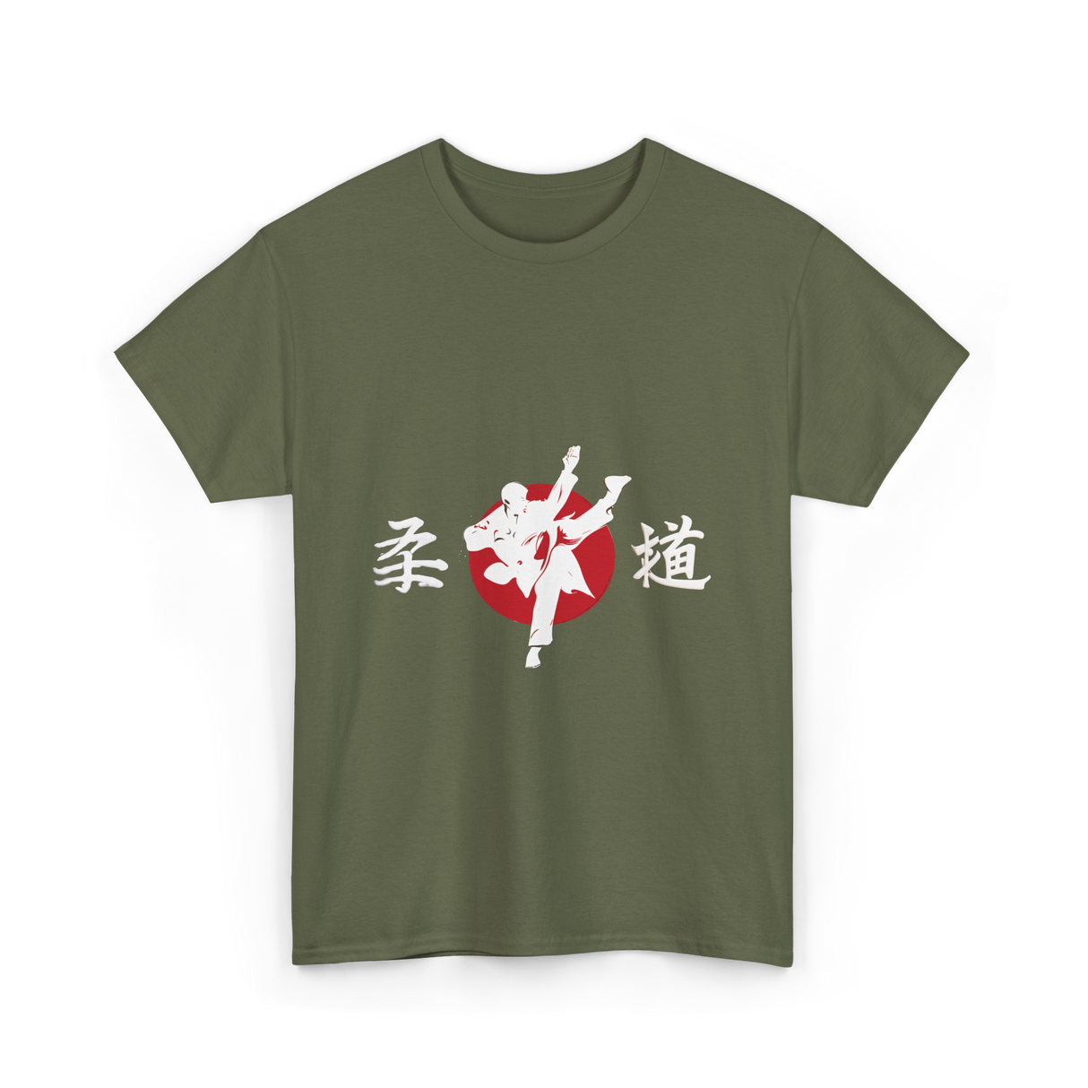 Judo Japan Martial Arts T-Shirt - Military Green