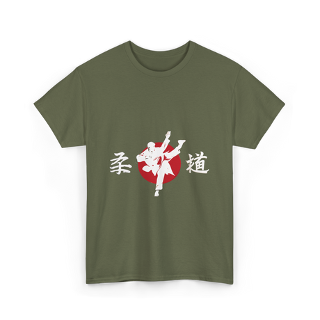 Judo Japan Martial Arts T-Shirt - Military Green