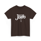 Judo Martial Arts Judoka T-Shirt - Dark Chocolate