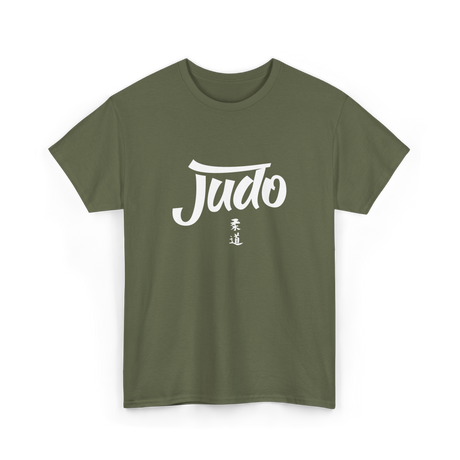 Judo Martial Arts Judoka T-Shirt - Military Green