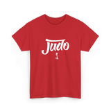 Judo Martial Arts Judoka T-Shirt - Red