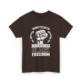 Juneteenth Celebrating Black Freedom T-Shirt - Dark Chocolate