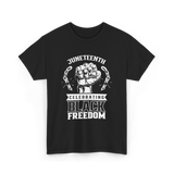 Juneteenth Celebrating Black Freedom T-Shirt - Black