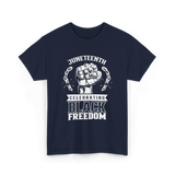 Juneteenth Celebrating Black Freedom T-Shirt - Navy