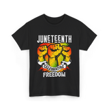 Juneteenth Celebrating Freedom T-Shirt - Black