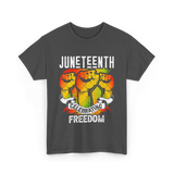 Juneteenth Celebrating Freedom T-Shirt - Dark Heather