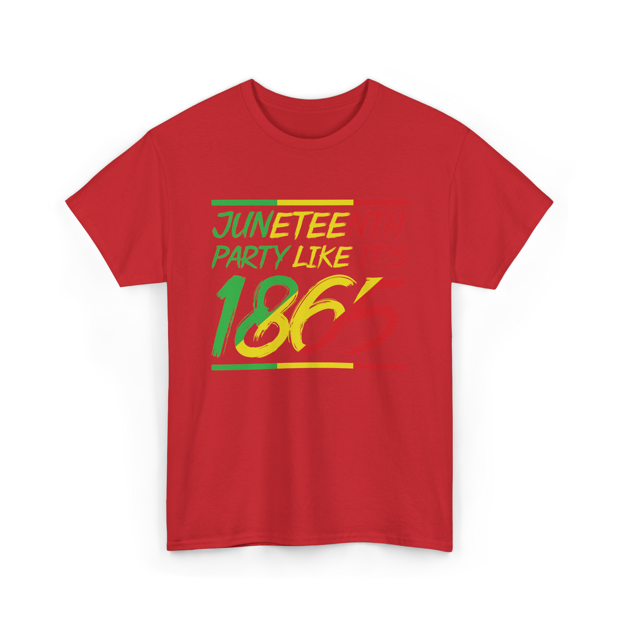 Juneteenth Party Like Its 1865 Celebration T-Shirt - Red