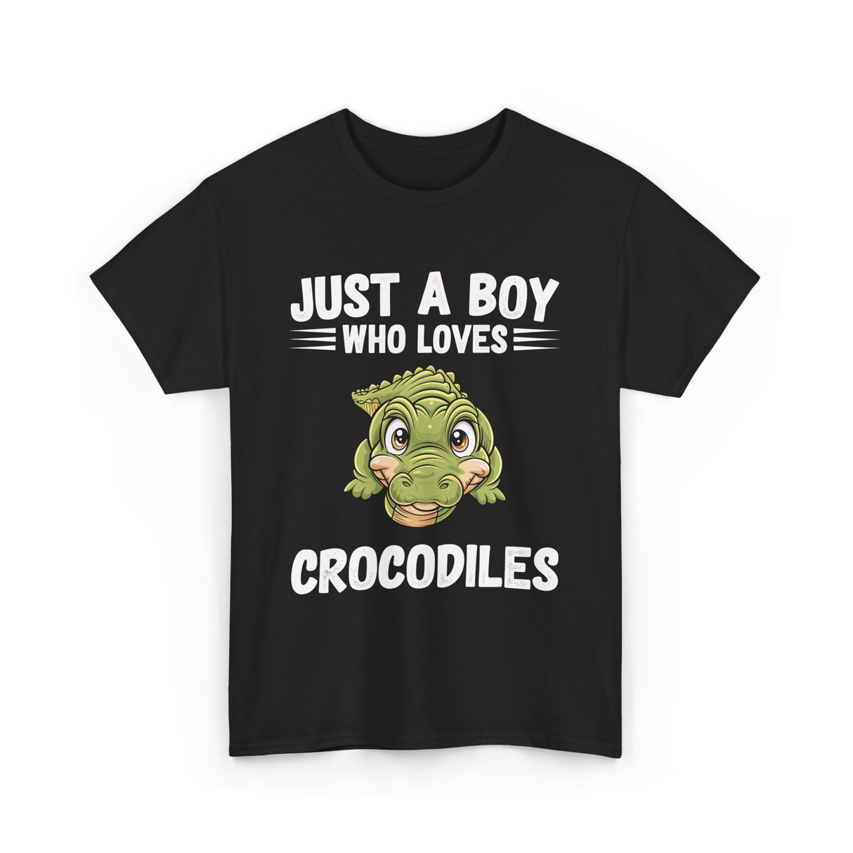 Just A Boy Crocodiles T-Shirt - Black